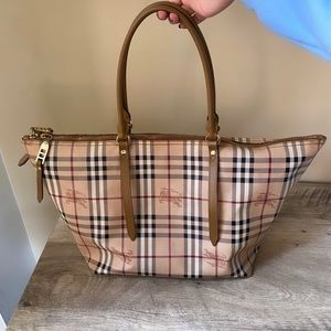 Burberry Haymarket Check Salisbury Tote